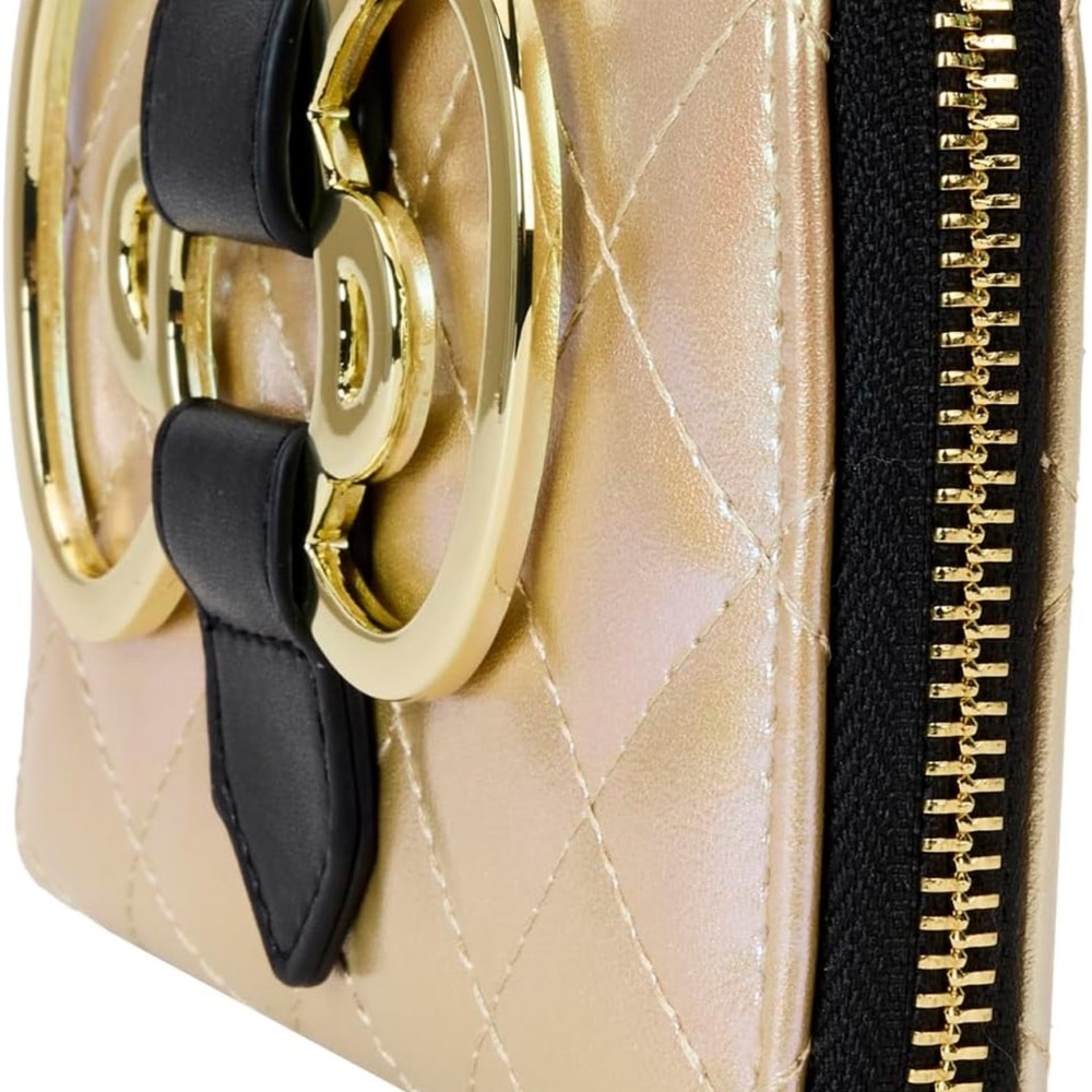 Loungefly Sanrio 50th Anniversary Gold Zip Around Wallet NWT - Picture 2 of 4